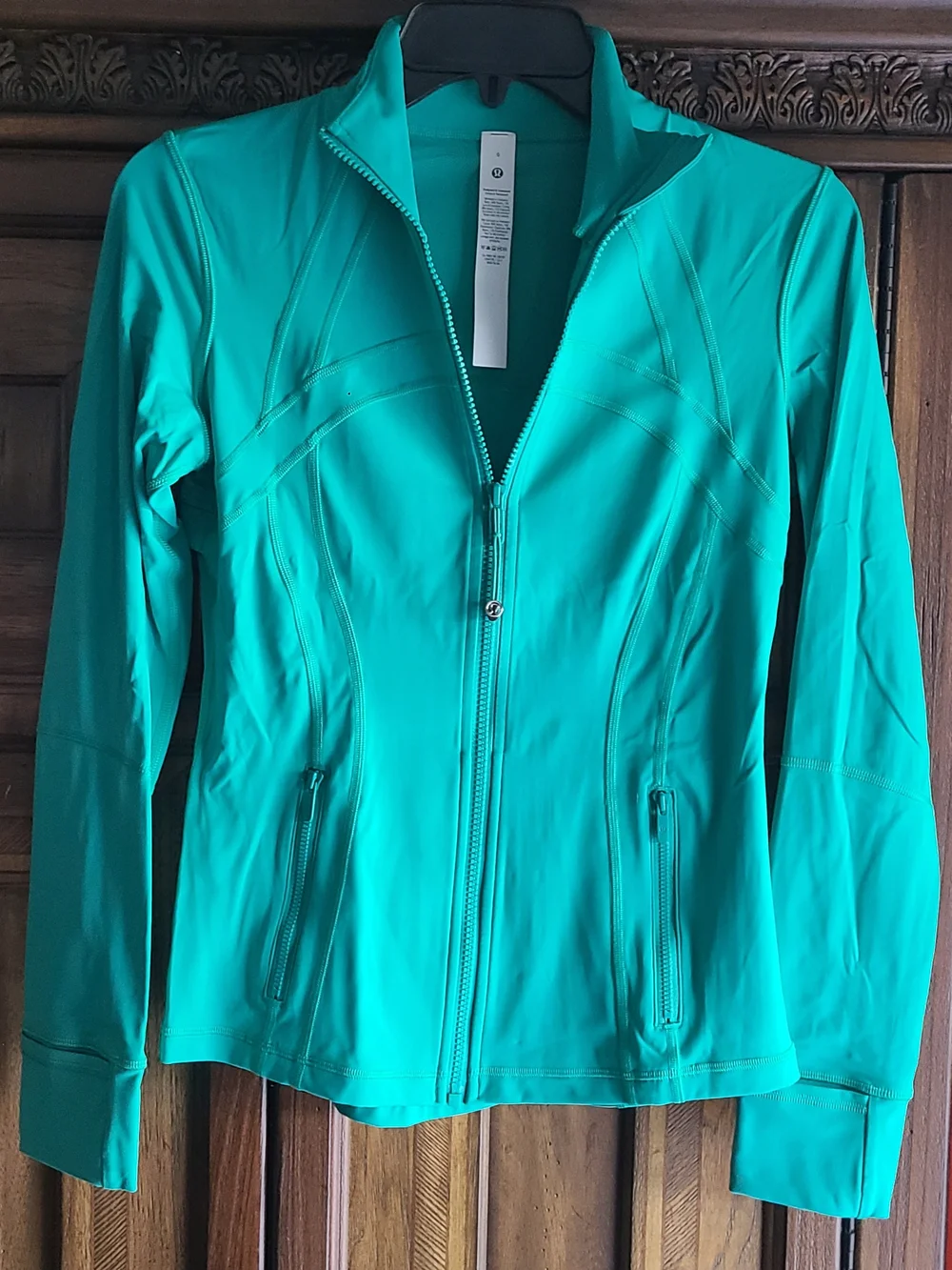 Lululemon athletica Define Jacket Luxtreme - Maldives Green size 6 - Picture 2 of 9